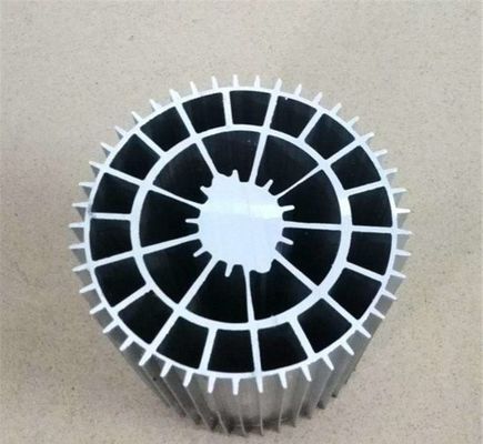 Al 6061 Aluminum Extrusion Parts Profile 0.05mm Tolerance Heat Sink Ra 0.8