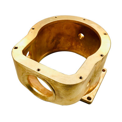 T6 Heat treatment Bronze Casting Parts / Die Casting Products Customized